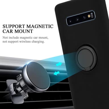 Skal Samsung Galaxy S10 PLUS Fodral Case (Svart)