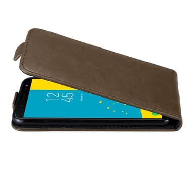 Samsung Galaxy J6 2018 Flipfodral Skal (Brun)