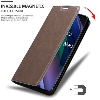 Oppo FIND X3 NEO Skal Fodral Case (Brun)