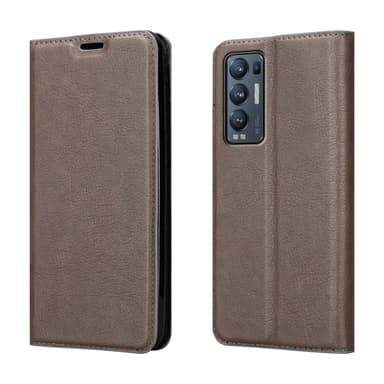 Oppo FIND X3 NEO Skal Fodral Case (Brun)