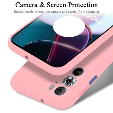 Motorola EDGE 30 PRO / EDGE+ Skal Fodral Case (Rosa)