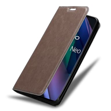 Oppo FIND X3 NEO Skal Fodral Case (Brun)