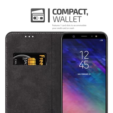 Samsung Galaxy A6 PLUS 2018 Skal Fodral Case (Svart)