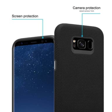 Samsung Galaxy S8 PLUS Skal Fodral Case (Svart)