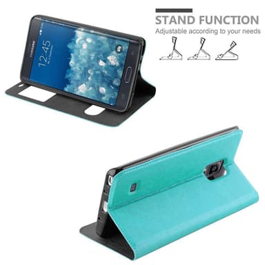 Samsung Galaxy NOTE EDGE Plånboksfodral Skal (Turkos)