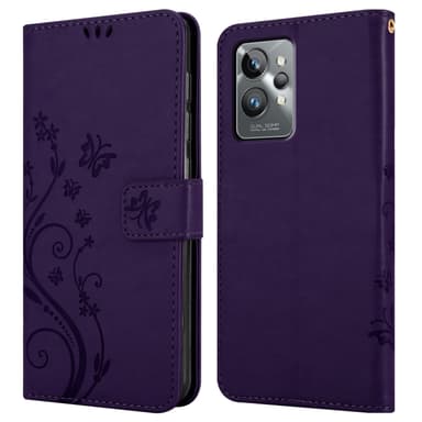 Realme GT 2 PRO Plånboksfodral Skal (Lila)