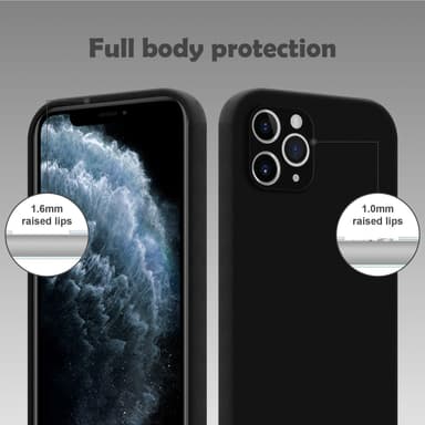 iPhone 11 PRO MAX Skal Fodral Case (Svart)