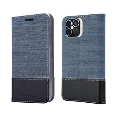 iPhone 12 PRO MAX Plånboksfodral Skal (Blå)