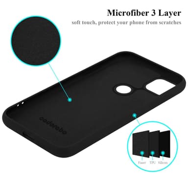 Google PIXEL 4A 5G Skal Fodral Case (Svart)