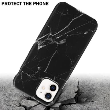iPhone 12 PRO MAX Plånboksfodral Skal (Svart)