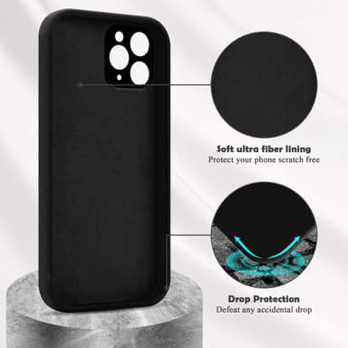 iPhone 11 PRO MAX Skal Fodral Case (Svart)