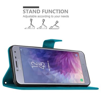 Samsung Galaxy J4 2018 Plånboksfodral Skal (Blå)