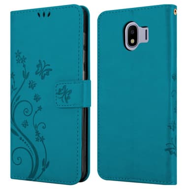 Samsung Galaxy J4 2018 Plånboksfodral Skal (Blå)