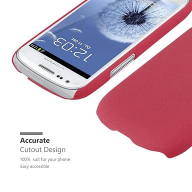 Samsung Galaxy S3 MINI Skal Fodral Case (Röd)