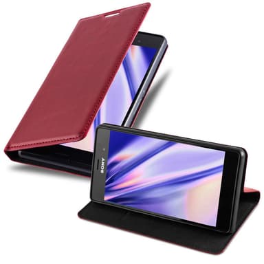 Sony Xperia Z3 Skal Fodral Case (Röd)