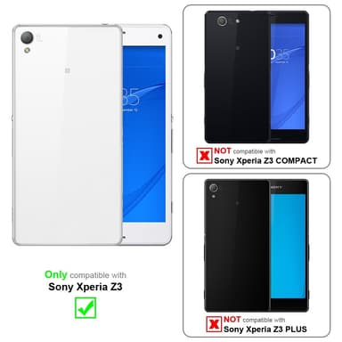 Sony Xperia Z3 Plånboksfodral Skal (Brun)