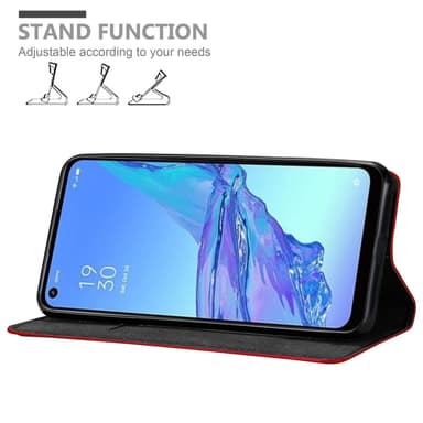 Oppo A53 Skal Fodral Case (Röd)