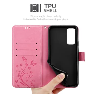 OnePlus Nord 2 5G Plånboksfodral Skal (Rosa)