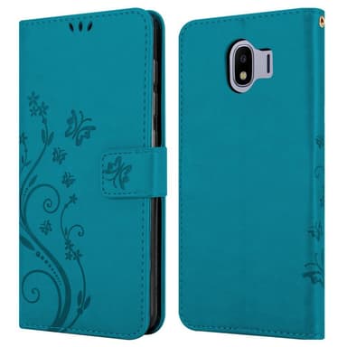 Samsung Galaxy J4 2018 Plånboksfodral Skal (Blå)