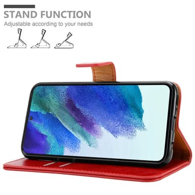 Samsung Galaxy S22 Plånboksfodral Skal (Röd)