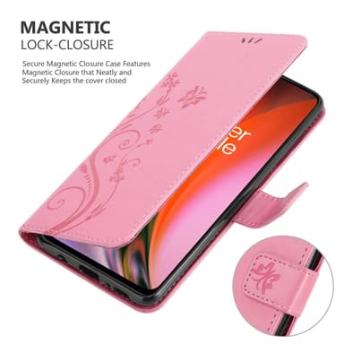 OnePlus Nord 2 5G Plånboksfodral Skal (Rosa)