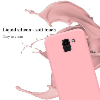 Samsung Galaxy J6 2018 Skal Fodral Case (Rosa)