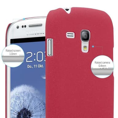 Samsung Galaxy S3 MINI Skal Fodral Case (Röd)