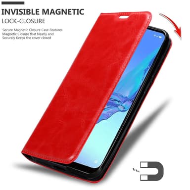 Oppo A53 Skal Fodral Case (Röd)