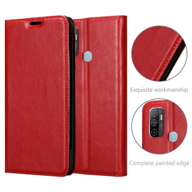 Oppo A53 Skal Fodral Case (Röd)