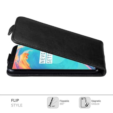 OnePlus 5T Flipfodral Skal (Svart)