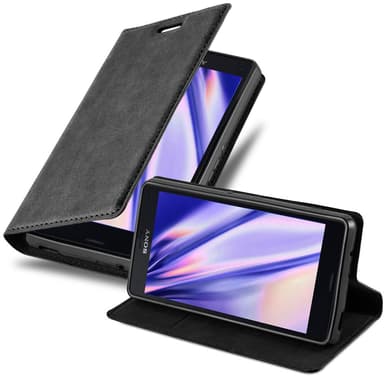 Sony Xperia Z3 COMPACT Skal Fodral Case (Svart)