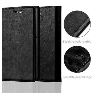 Sony Xperia Z3 COMPACT Skal Fodral Case (Svart)