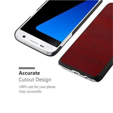 Samsung Galaxy S7 Skal Fodral Case (Röd)