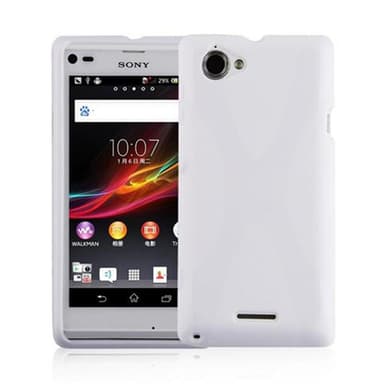 Sony Xperia L Skal Fodral Case (Vit)