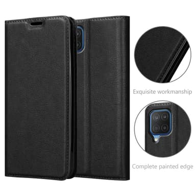 Samsung Galaxy A12 / M12 Skal Fodral Case (Svart)