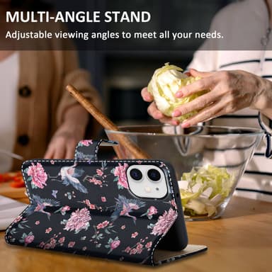 iPhone 11 Plånboksfodral Skal (Svart)