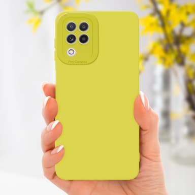 Samsung Galaxy A22 4G Skal Fodral Case (Gul)