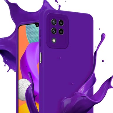 Samsung Galaxy M22 / M32 4G Skal Fodral Case (Lila)