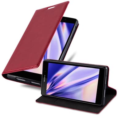 Sony Xperia Z1 Skal Fodral Case (Röd)