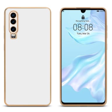 Huawei P30 Skal Fodral Case (Vit)