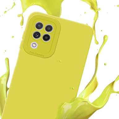 Samsung Galaxy A22 4G Skal Fodral Case (Gul)