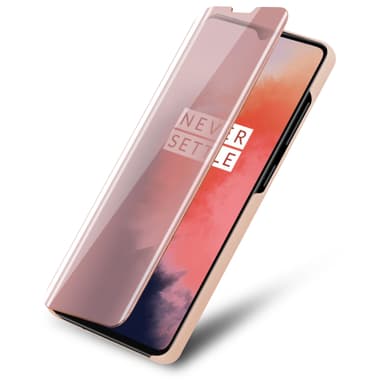 OnePlus 7T Plånboksfodral Skal (Rosa)