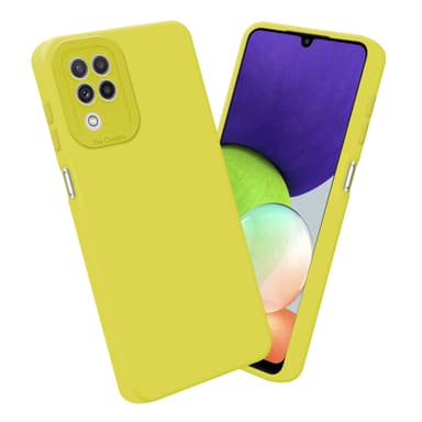 Samsung Galaxy A22 4G Skal Fodral Case (Gul)