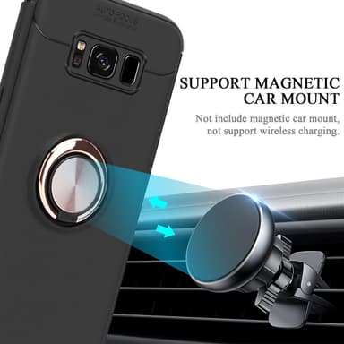 Samsung Galaxy S8 PLUS Skal Fodral Case (Svart)