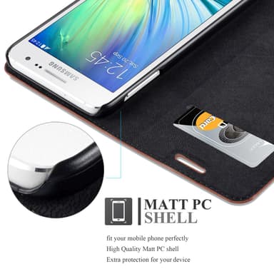 Samsung Galaxy A3 2015 Skal Fodral Case (Brun)