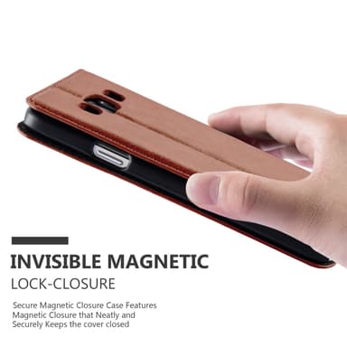 Samsung Galaxy A3 2015 Skal Fodral Case (Brun)