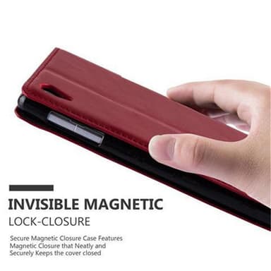 Sony Xperia Z1 Skal Fodral Case (Röd)