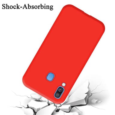 Samsung Galaxy A40 Skal Fodral Case (Röd)