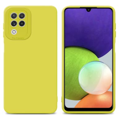 Samsung Galaxy A22 4G Skal Fodral Case (Gul)