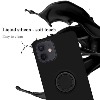 Skal iPhone 12 MINI Fodral Case (Svart)